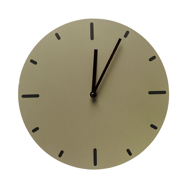 Reloj de pared beige/tan / 27X33X4CM