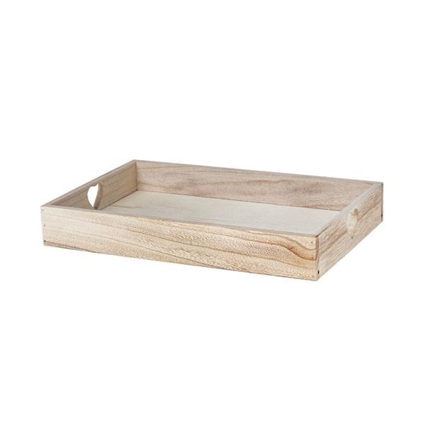 Caja madera Marrón / 30X18X15cm