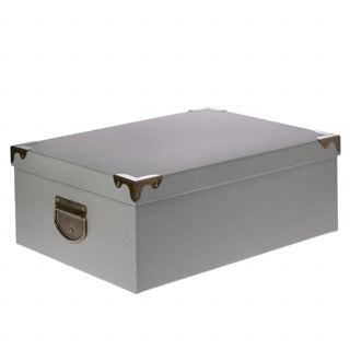 Caja kraft con tapa y detalle metalico | Muy Mucho Colombia