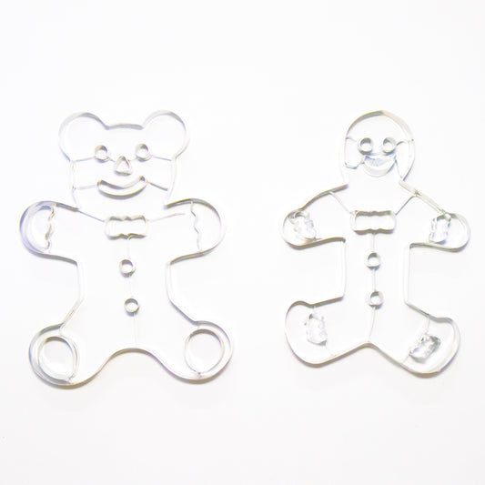 Pack de 2 moldes para galletas / 19,5x15x2,5cm