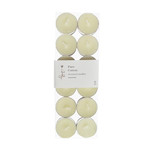 Pack 24 velas te blanca pure cotton | Muy Mucho Colombia