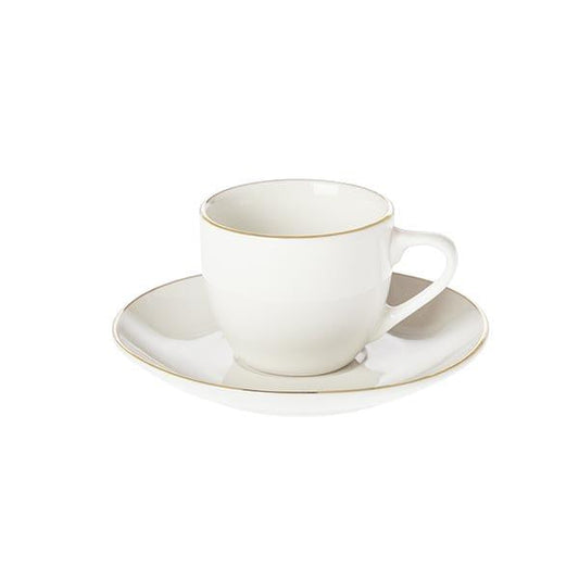 Mug blanco ribete oro 300ml /d.8'5x9'8